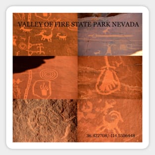 Valley of Fire State Park Nevada site Sticker